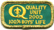 Quality Unit 2003