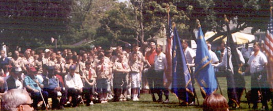 Memorial Day Service, Yorkville Il, June 2003.  Photo by Ken Gallagher.